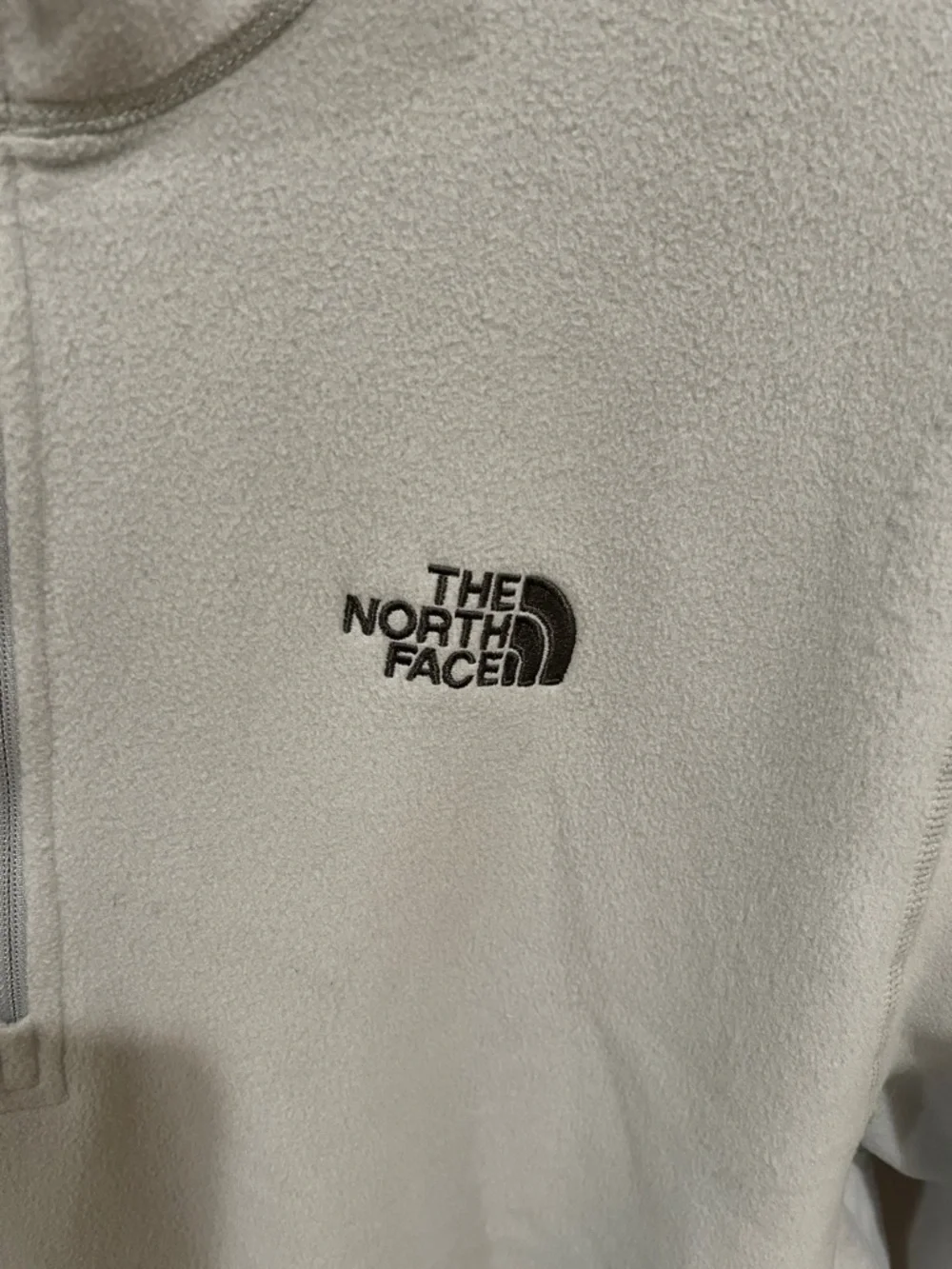 The North Face Men’s Lightweight Fleece 1/4 Zip Pullover SZ XL Light Grey